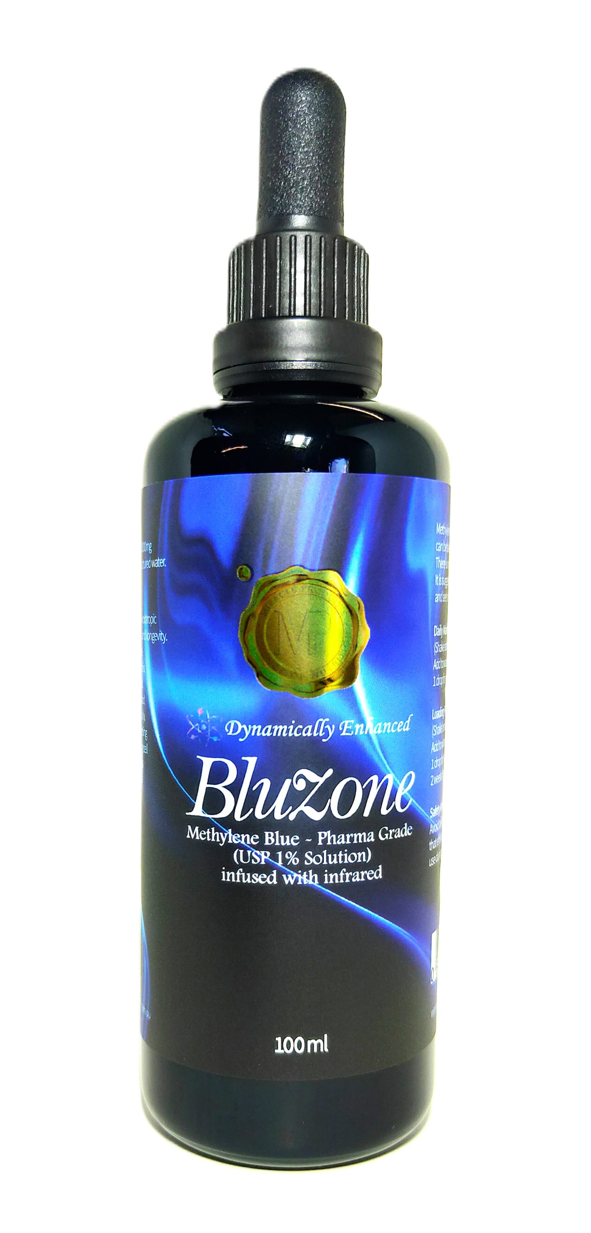 BluZone Methylene Blue 1% USP Pharma Grade Drops