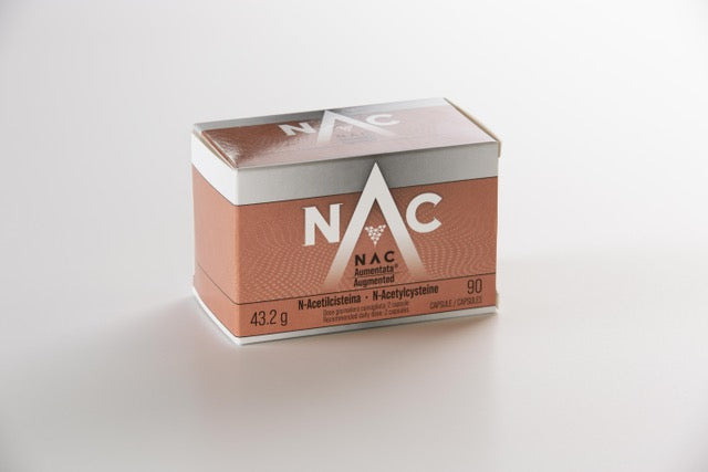 Augmented NAC-90 Capsules | 200mg N-Acetylcysteine | Italian-Made Glutathione Support