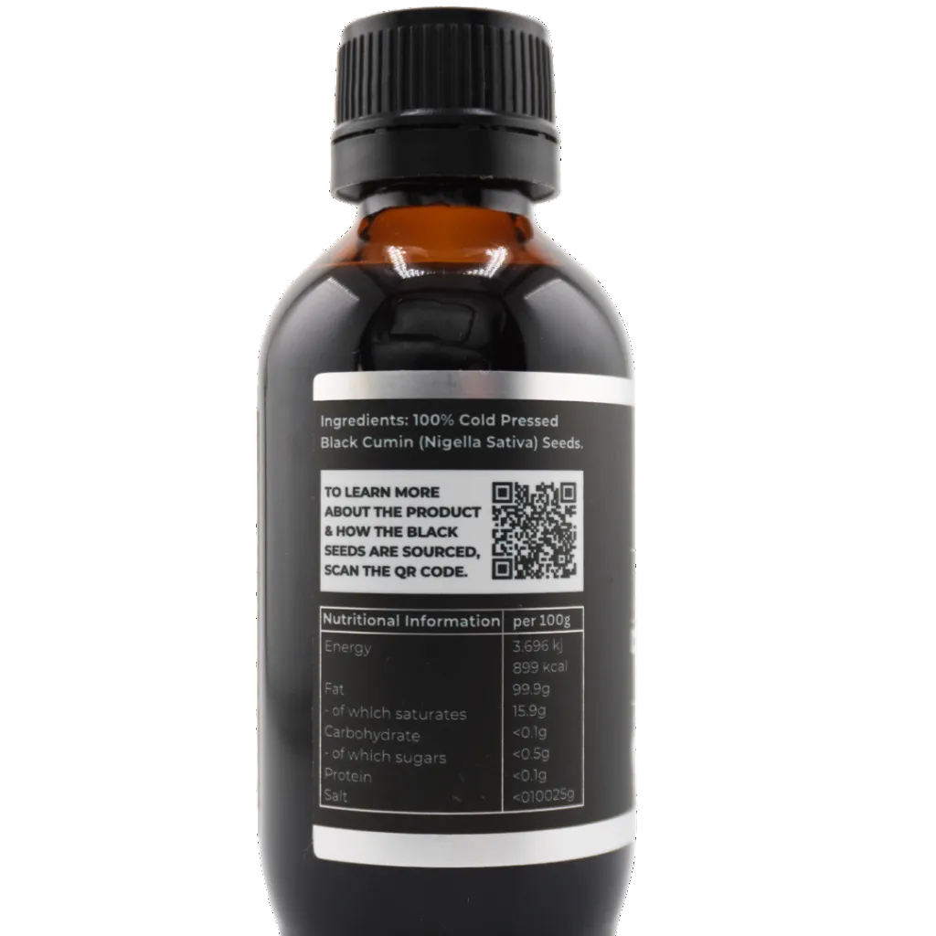 Bottle with a label on a white background