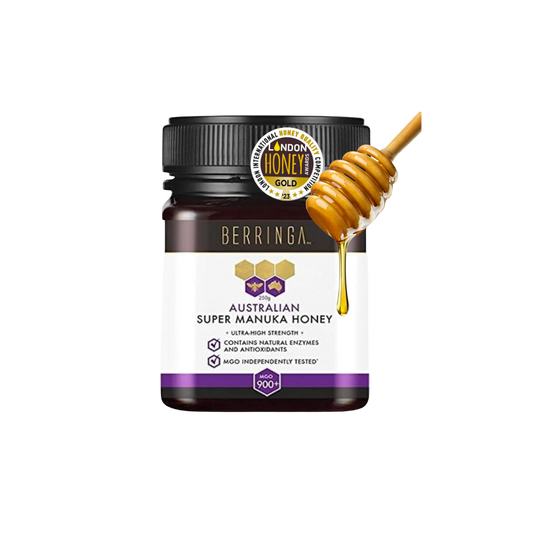 Berringa Super Manuka Honey MGO 900+ 250g – Pure & Certified