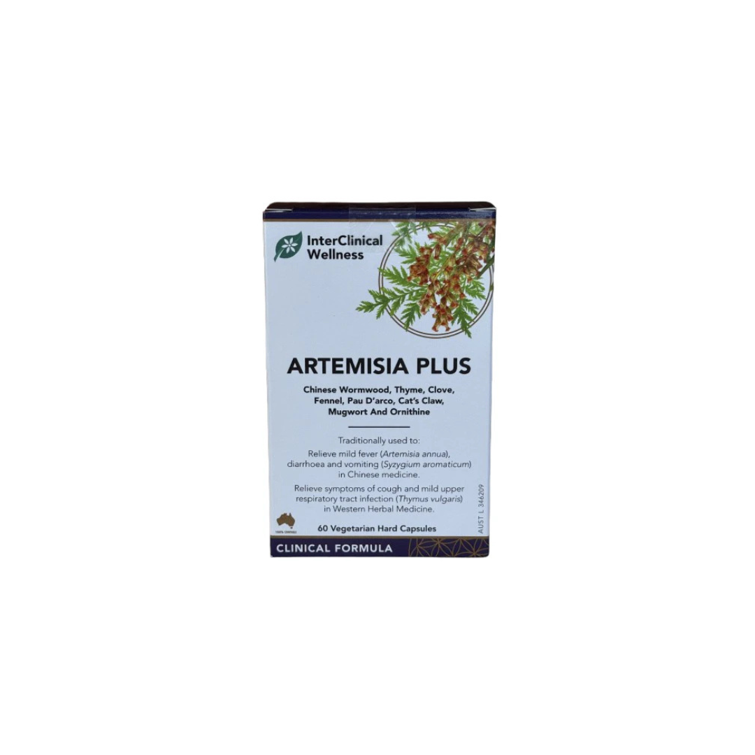 Box of Artemisia Plus by InterClinical Wellness on a white background