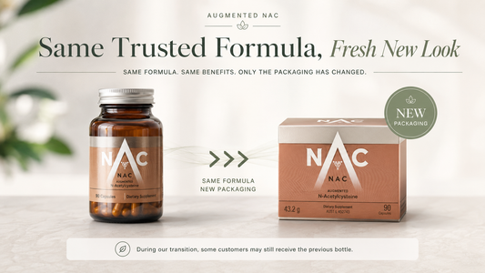 Augmented NAC-90 Capsules | 200mg N-Acetylcysteine | Italian-Made Glutathione Support