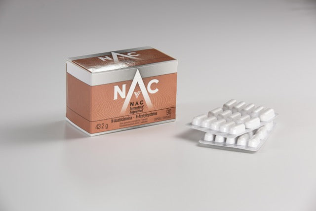 Augmented NAC-90 Capsules | 200mg N-Acetylcysteine | Italian-Made Glutathione Support