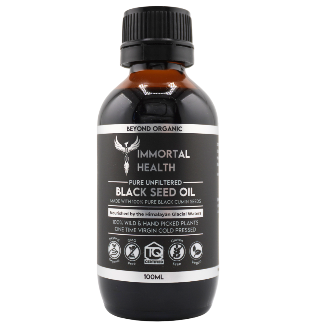 Immortal Health Pure Unfiltered Black Seed Oil – 100ml
