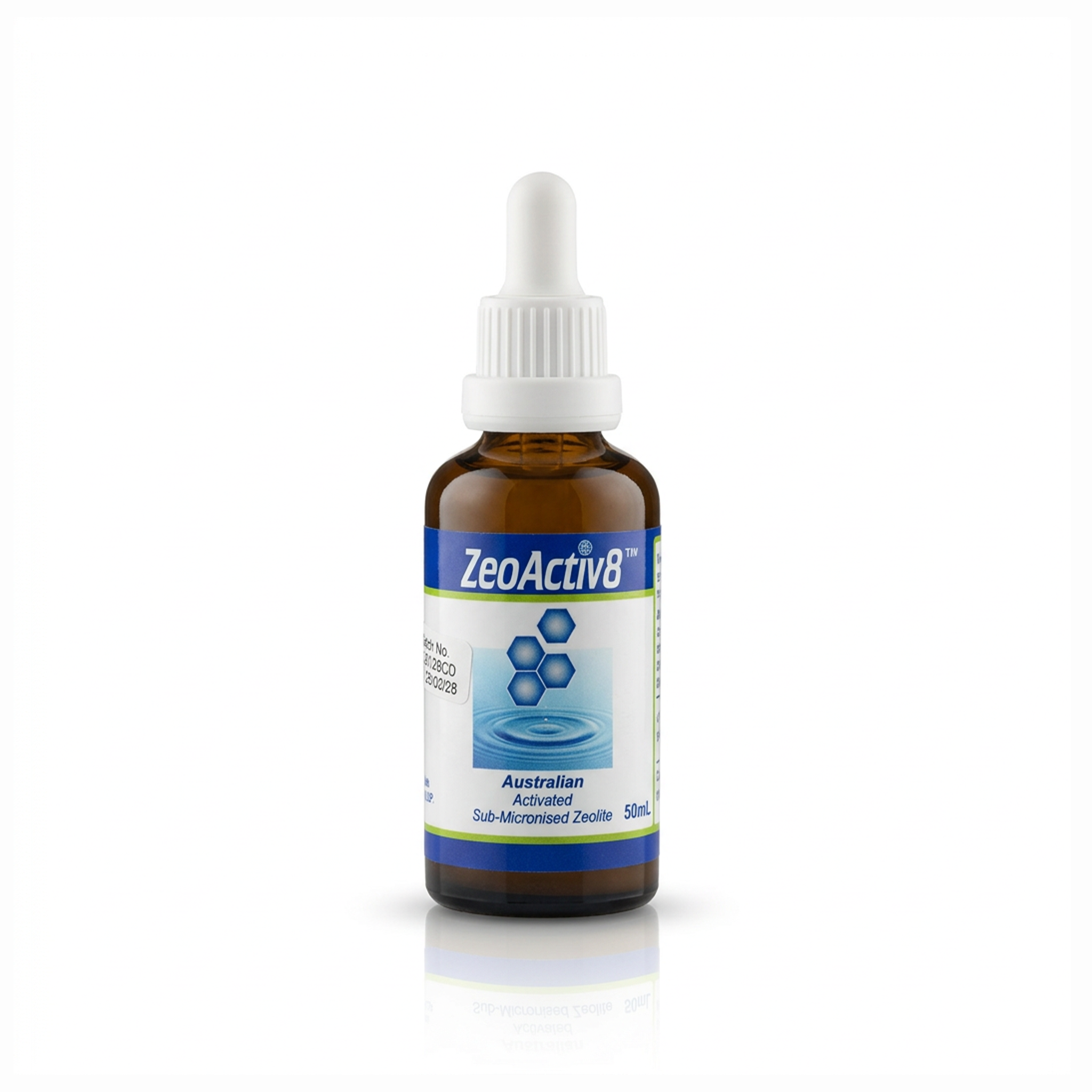 ZeoActiv8™ Liquid Zeolite – 50ml Natural Detox & pH Support